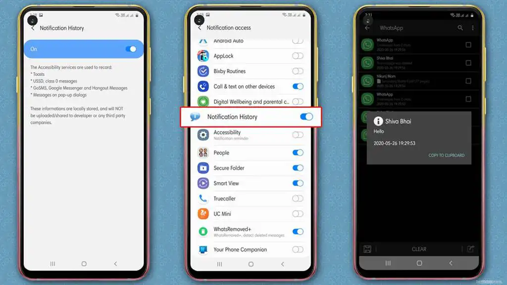 بازیابی اکانت واتساپ به وسیله برنامه WhatsRemoved